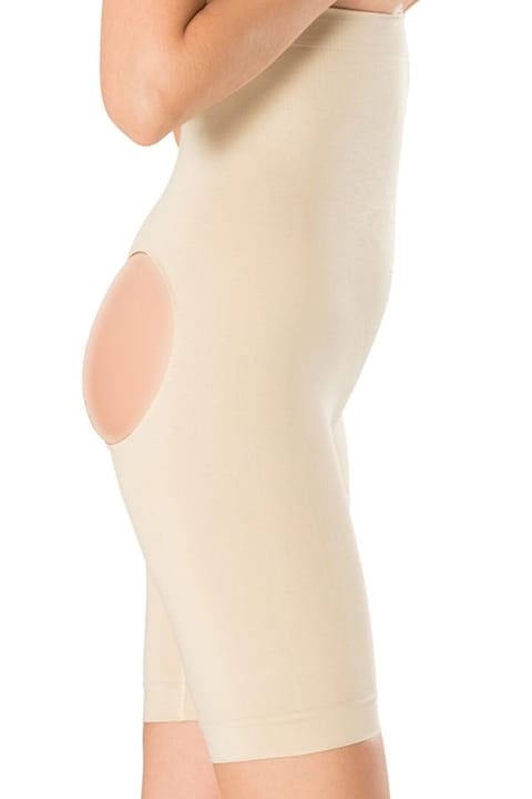 Yüksek Bel Popo Açık Push-up Kadın Korse FormActive 1015 - Ten