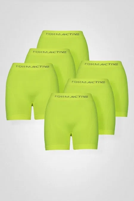 Mikrofiber Likralı Esnek Boxer Seti FormActive 4400 - Sarı