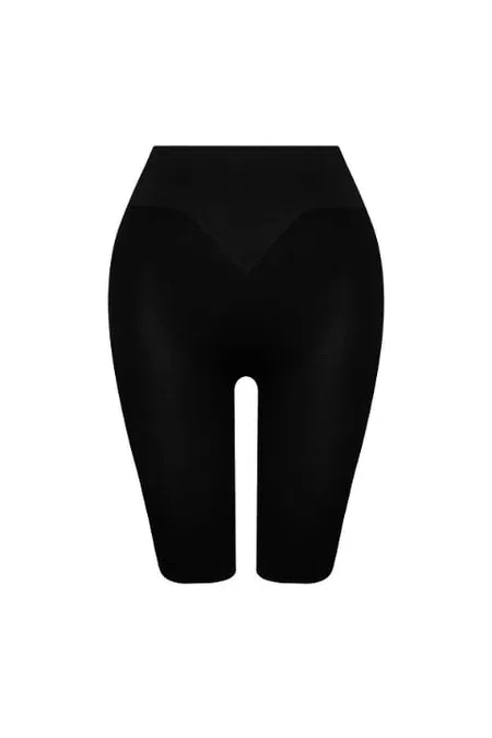 Dikişsiz Yüksek Bel Kadın Boxer FormActive 1410 - Siyah