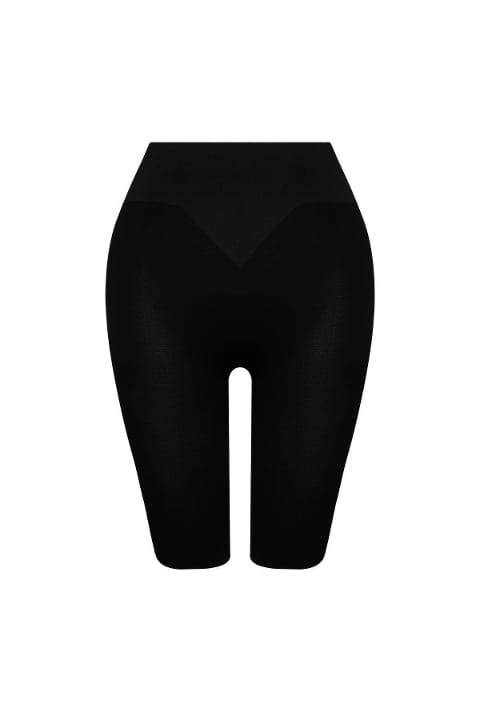 Dikişsiz Yüksek Bel Kadın Boxer FormActive 1410 - Siyah