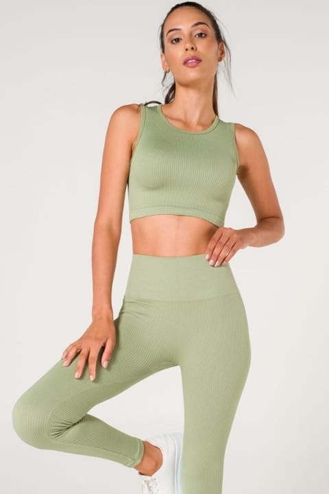 Kalın Askılı Seamless Fitilli Spor Sütyeni Dantel Detaylı Lila FormActive 1510