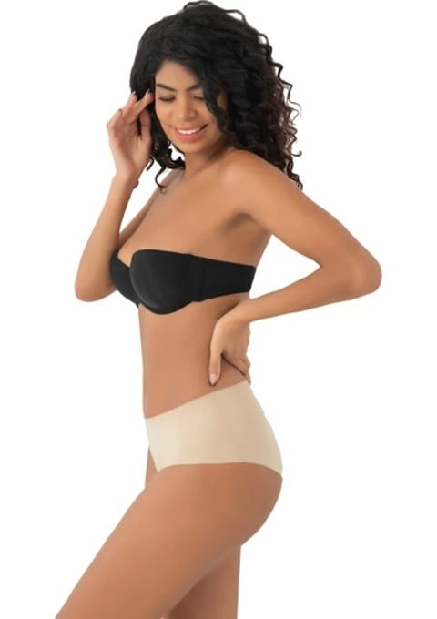 Silikonlu Lazer Kesim Bato Korse Form Angel 3204 - Ten