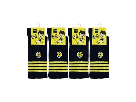 Anti-alerjik Çocuk Futbol Çorap 12'li Şirin 006 - Asorti