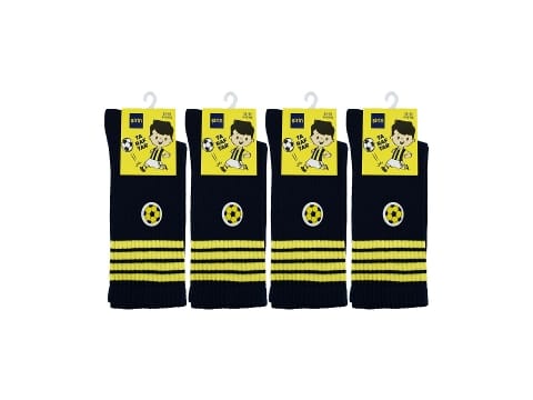 Anti-alerjik Çocuk Futbol Çorap 12'li Şirin 006 - 2