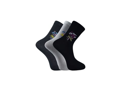 Pamuklu Düşük Denye Kadın Soket Çorap Şirin 0640 - Asorti