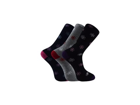 Düşük Denye Desenli Kadın Penye Çorap Şirin 4000 - Asorti