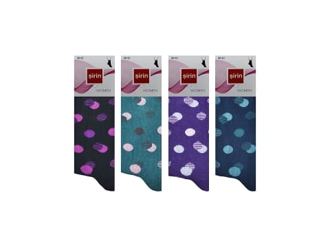 Desenli Düşük Denye Kadın Külotlu Çorap Şirin 4000 - 2