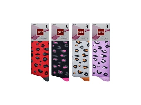 Penye Desenli Kadın Külotlu Çorap Şirin 4000 - 2