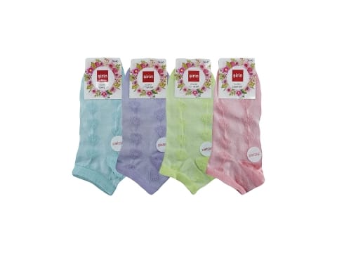 Dikişsiz Esnek Bayan Patik Çorap Seti Şirin 4030 - 2