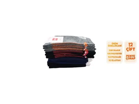 Pamuklu Dikişsiz Kadın Çorap Mor Şirin 4150 - Asorti