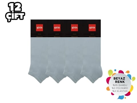 Dikişsiz Antibakteriyel Pamuklu Erkek Patik Çorap Seti Şirin 7035 - 2