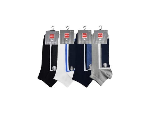 Dikişsiz Pamuklu Ter Emici Erkek Patik Çorap Seti Şirin 7090 - 2