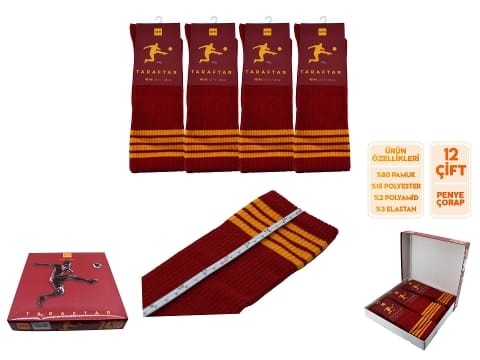 Pamuklu Antibakteriyel Soket Çorap Seti Şirin 7430