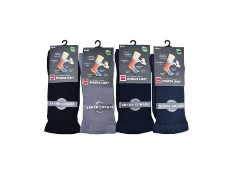 Dikişsiz Antibakteriyel Bambu Erkek Çorap Seti Şirin 8100 - 2