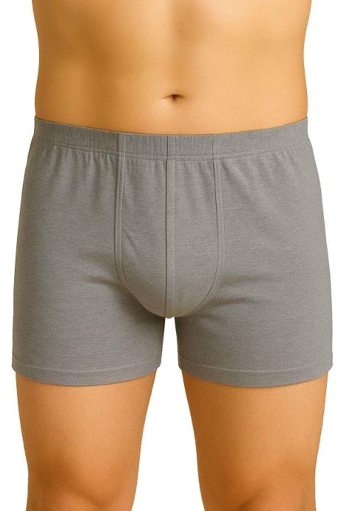 Modal Pamuklu Esnek Erkek Boxer Emay 6810 - Gri