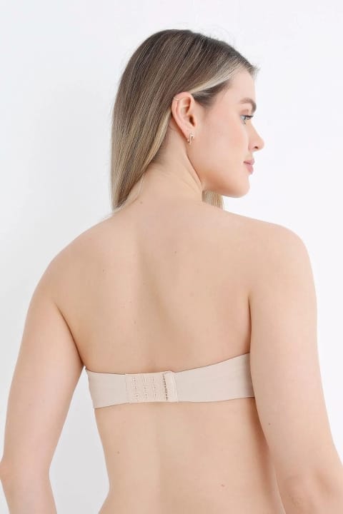Dantel Detaylı Straplez Balensiz Sütyen NBB 30025 - 2