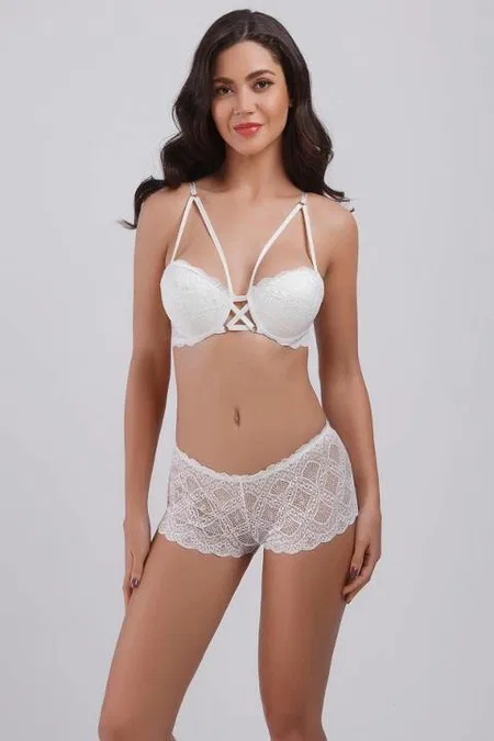 Dantelli Balenli Destekli Sütyen Takım Büşra 220 - 2