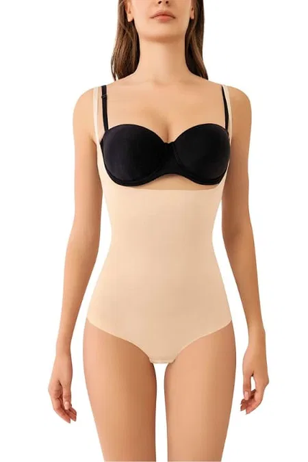 Yüksek Bel Kompresyonlu Body Korse Sistina 731 - Ten