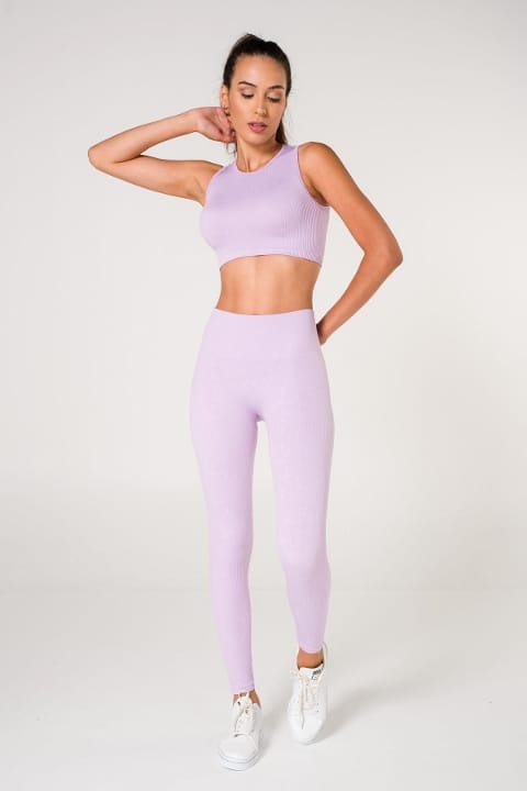 Dikişsiz Yüksek Bel Toparlayıcı Tayt FormActive 1550 - Lila
