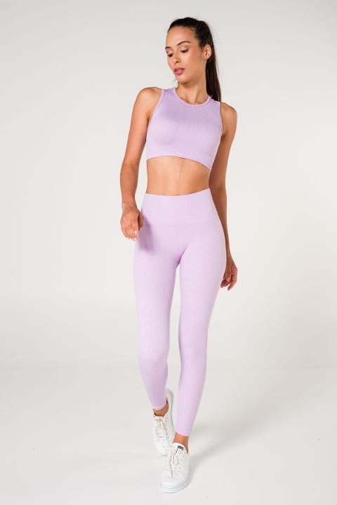 Dikişsiz Yüksek Bel Toparlayıcı Tayt FormActive 1550 - Lila