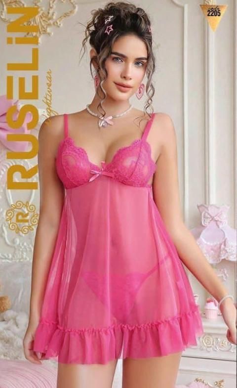 Tül Dantel Leopar Body Ruselin 2205 - Pembe