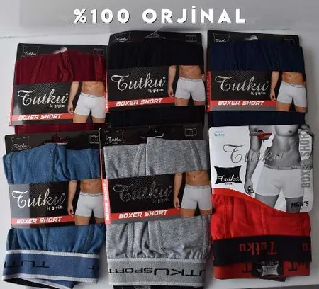 Pamuk-Modal Karışım Elestan Spor Boxer Tutku 0400 - Havaci Mavi