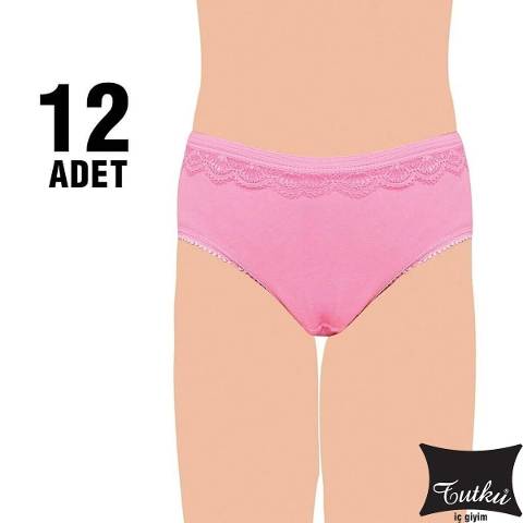 Pamuklu Yumuşak Slip Külot Seti Tutku 0834