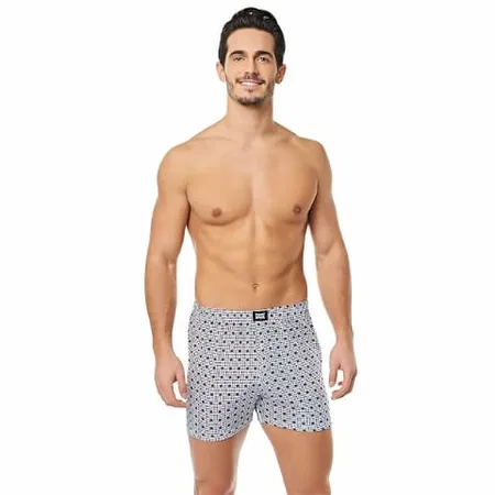 Desenli Esnek Bel Boxer Tutku 0116 - Krş (renk)