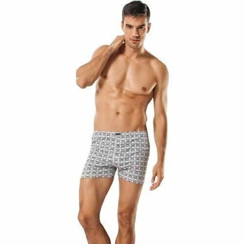 Desenli Esnek Bel Boxer Tutku 0116 - Krş (renk)