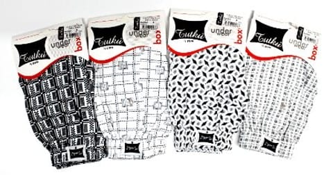 Desenli Esnek Bel Boxer Tutku 0116 - Krş (renk)