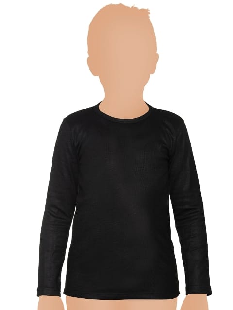 Uzun Kollu Kız Çocuk Termal Üst Fanila Gümüş 4073 - 2