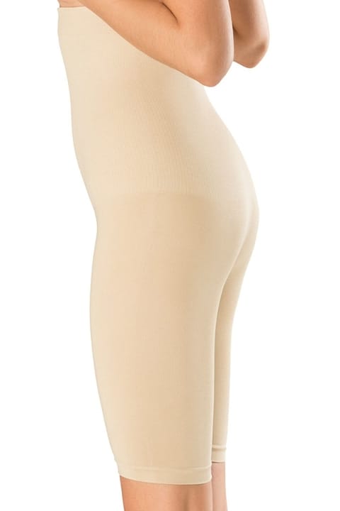 Uzun Paçalı Yüksek Bel Kadın Korse Bel ve Karın Destekli FormActive 1020 - Ten