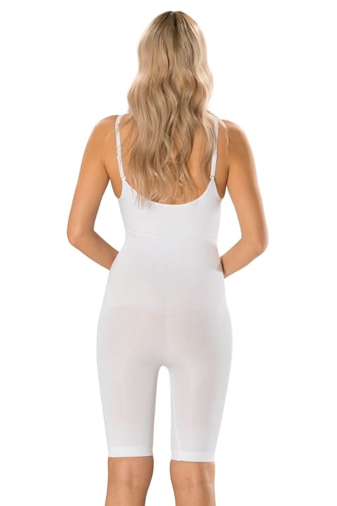 Tam Boy Dikişsiz Vücut Şekillendirici Korse FormActive 1060 - Beyaz