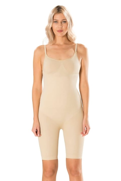 Tam Boy Dikişsiz Vücut Şekillendirici Korse FormActive 1060 - Ten