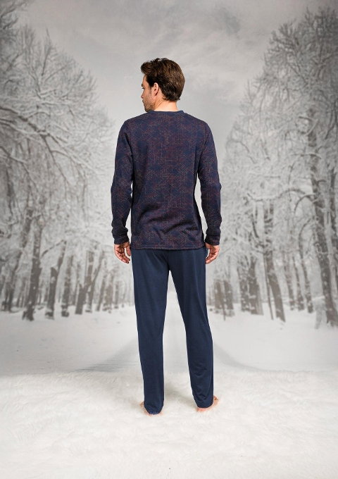 Düğmeli Cepli Uzun Kollu Pijama Takımı Doreanse 26K4599 - 2