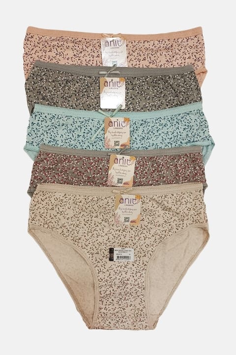 Yüksek Bel Karın Desteği Yüksek Bel Kadın Külot Anıt 3884 - Asorti