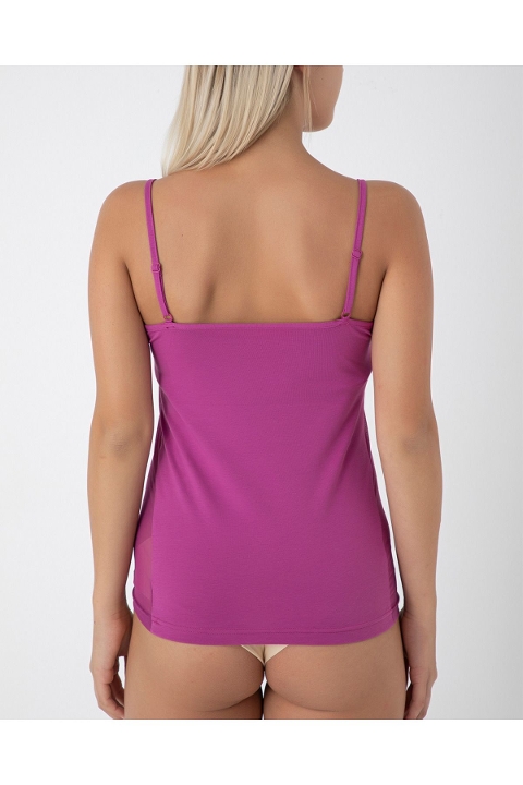 Askılı Dantel Detaylı Kadın Atlet Confeo 801 - Mor