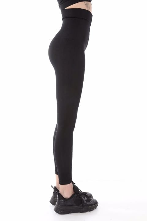 Yüksek Bel Agraflı Sıkılaştırıcı Korse Tayt FormActive 1452 - Siyah