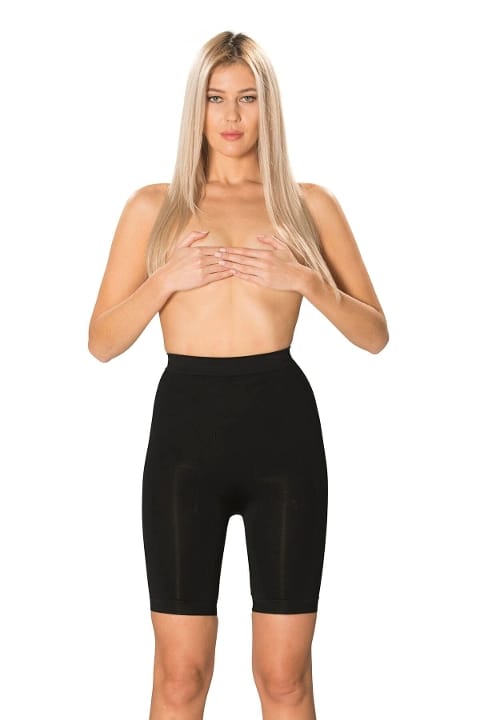 Yüksek Bel Siyah Uzun Paçalı Toparlayıcı Kadın Korse FormActive 1010