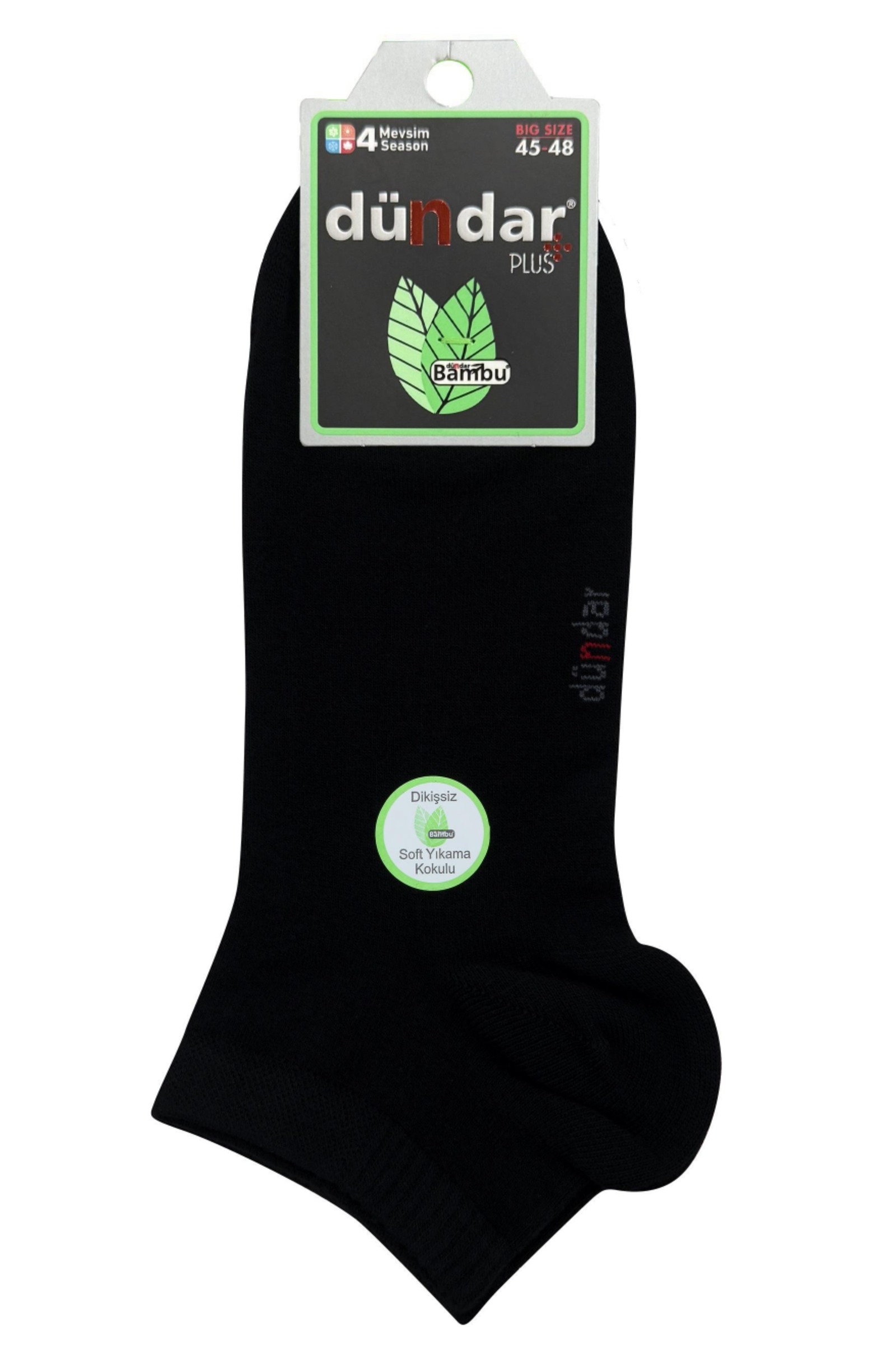 Dündar Çorap 12'li Erkek Bambu Soket (Patik) 45-48 Dündar 4643