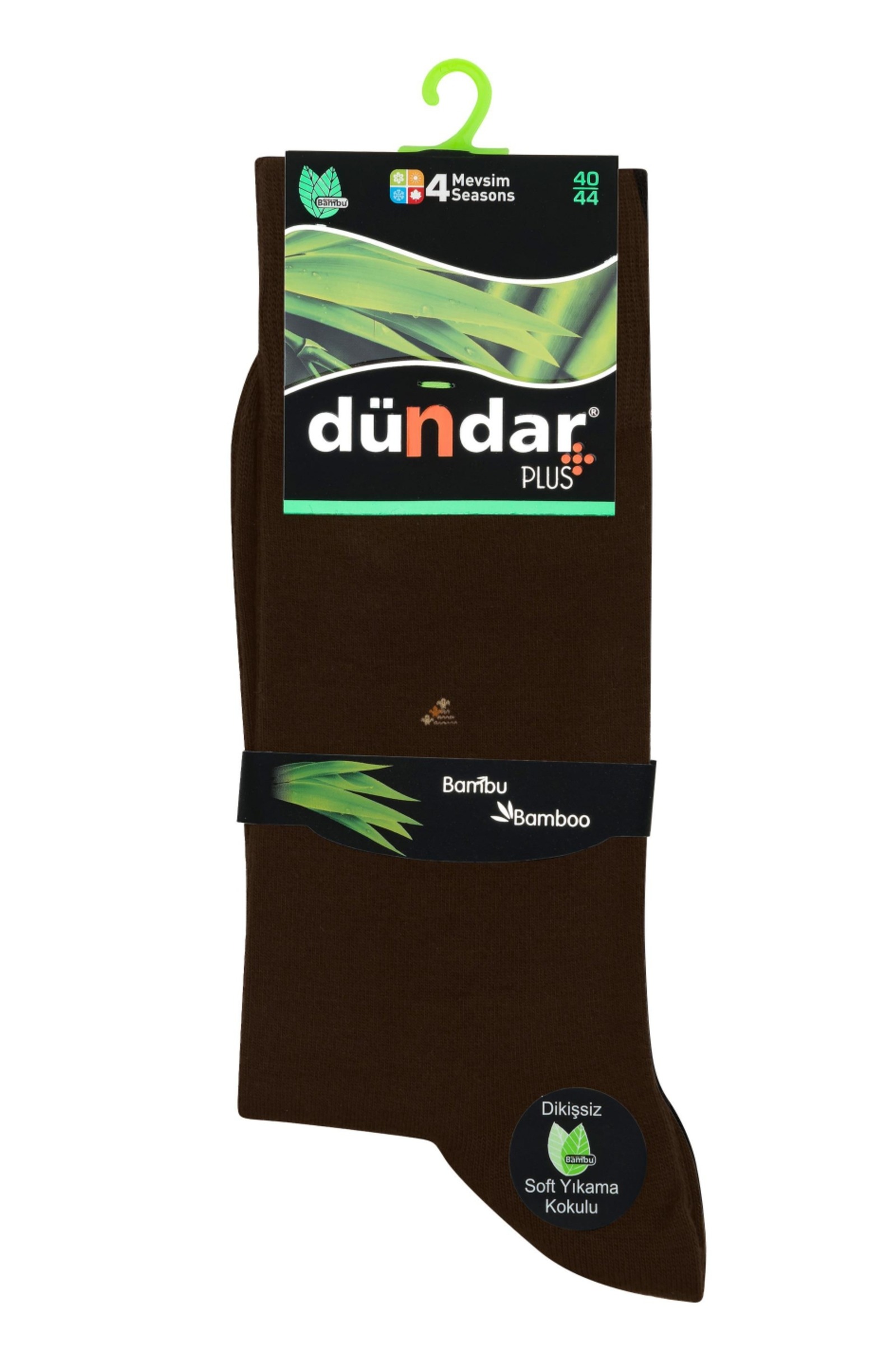 4 Mevsim 12'li Erkek Bambu Çorap 40-44 Dündar 5602_1 - Asorti