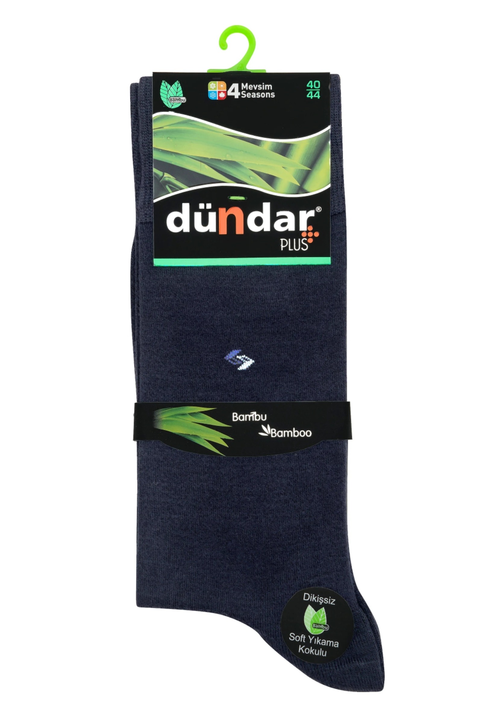 4 Mevsim 12'li Erkek Bambu Çorap 40-44 Dündar 5602_1 - Asorti