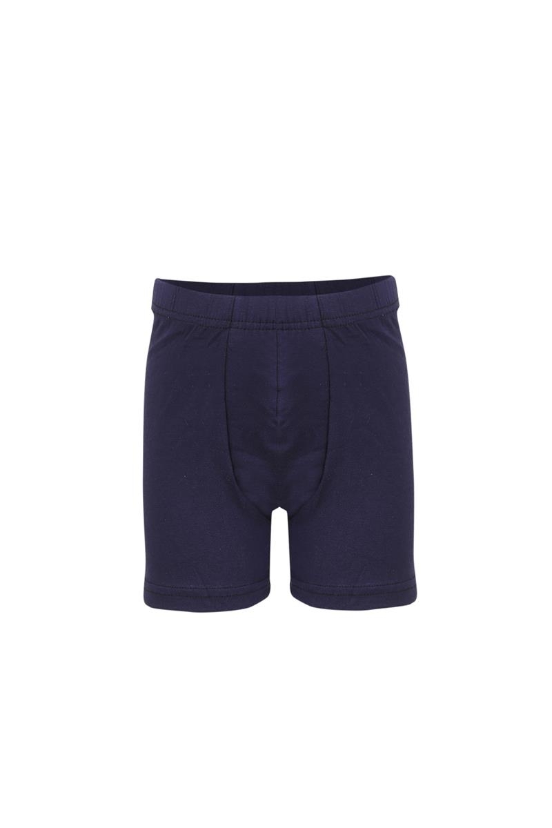 Erkek Çocuk 3'lü Lacivert Boxer Akbeniz C003 - Beyaz
