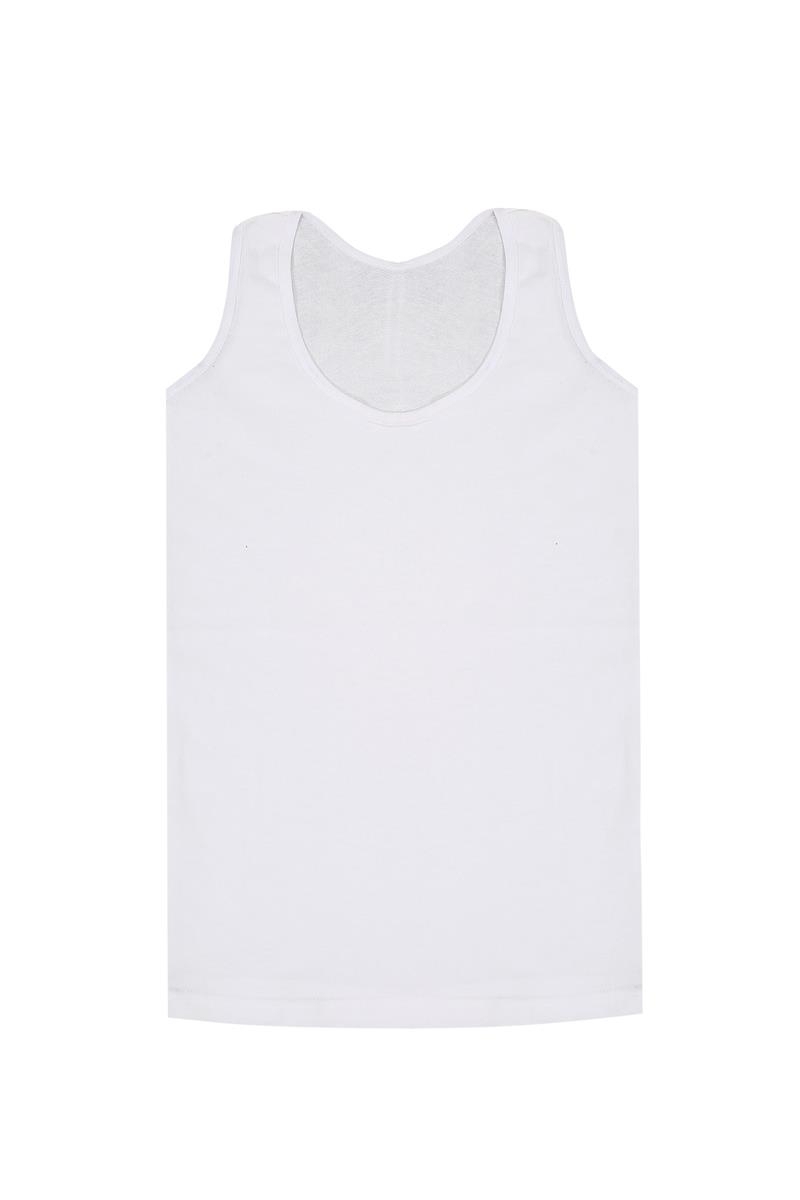 Erkek Çocuk 3'lü Ribana Atlet Akbeniz C006 - Beyaz