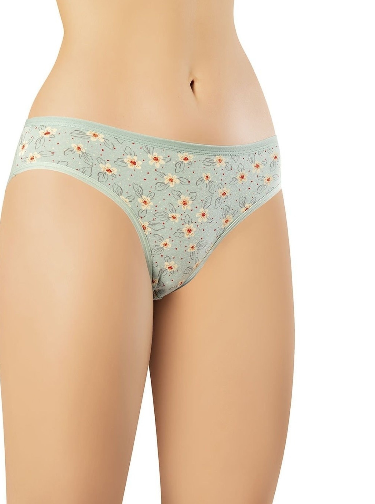 Desenli Asortili Kadın Bikini Külot Kota 5005 - Karışık Renk