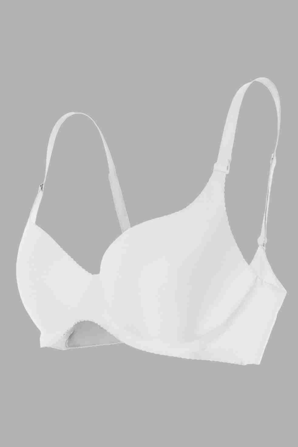 Dikişsiz Balensiz Lazer Kesim izbırakmaz Görünmez Push Up Sütyen Beyaz Merry See ZK1000-Beyaz - Beyaz