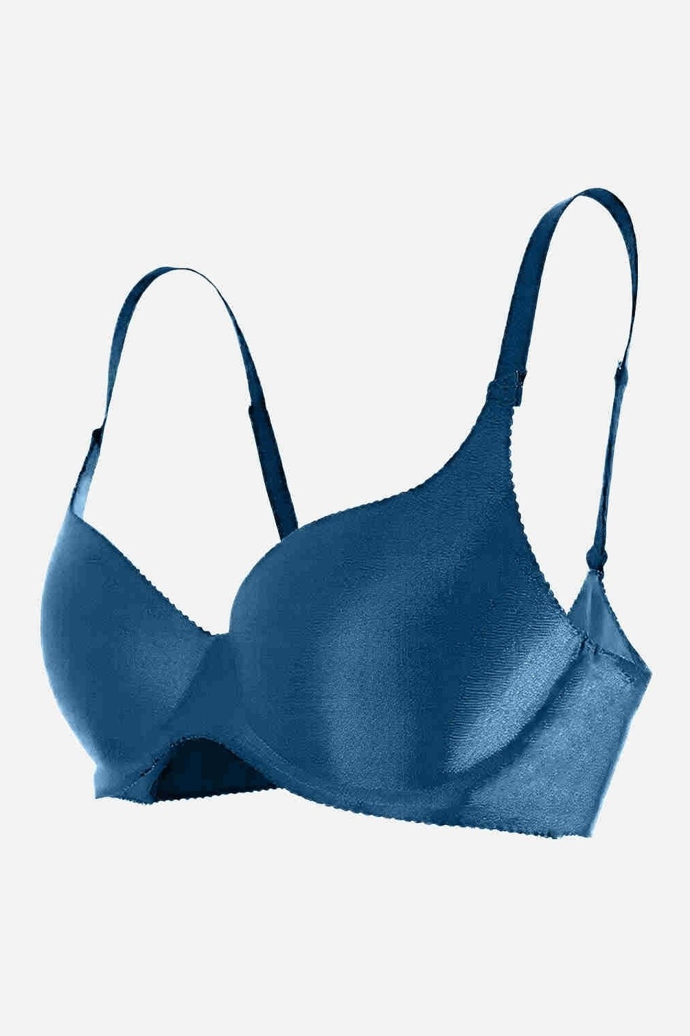 Dikişsiz Balensiz Lazer Kesim izbırakmaz Görünmez Push Up Sütyen Mavi Merry See ZK1000-Mavi - Mavi