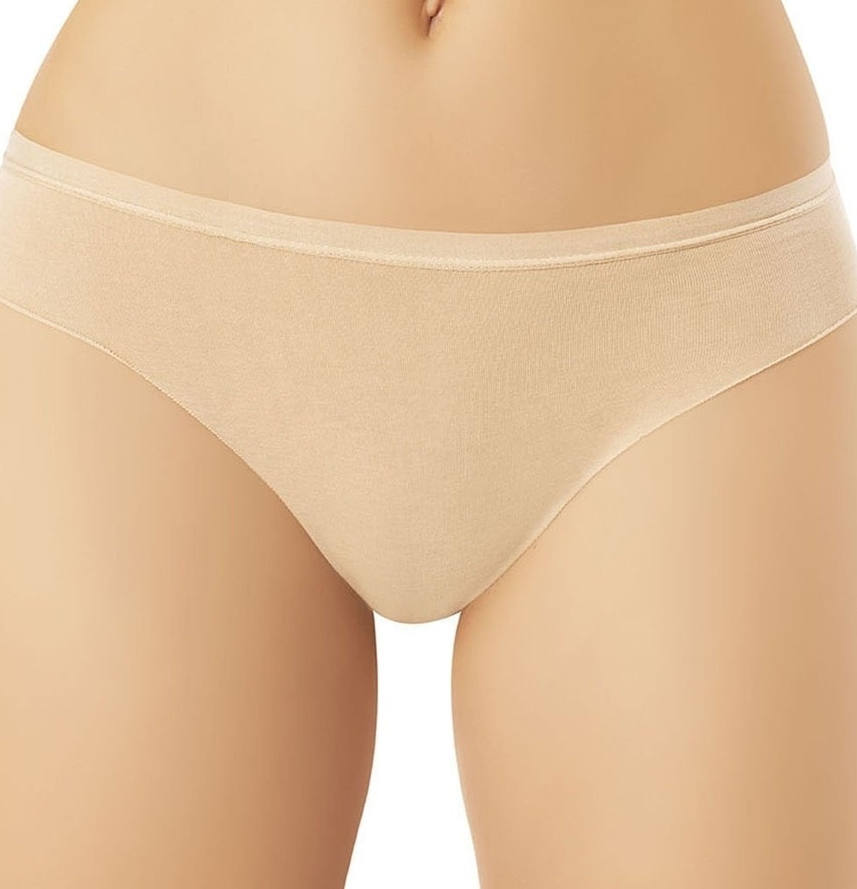 Dikişsiz Pamuklu Kadın Bikini Külot Kota 5027 - Ten