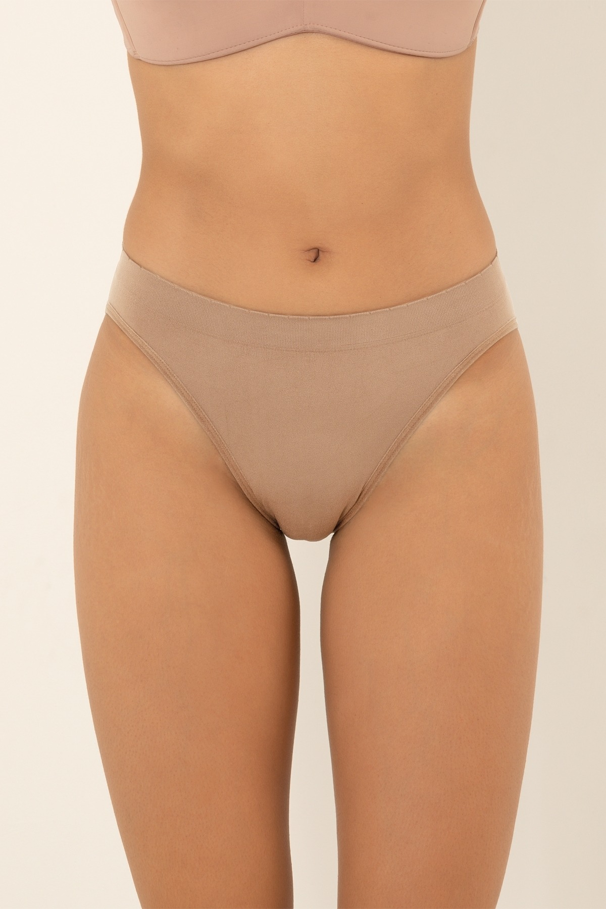 DoReMi Dikişsiz Seamless Kadın Slip - Bronz
