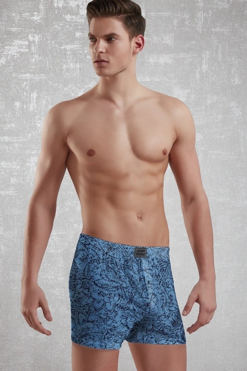 Desenli Modal 3'lü Erkek Boxer Seti Doreanse 1512 - Multi Color
